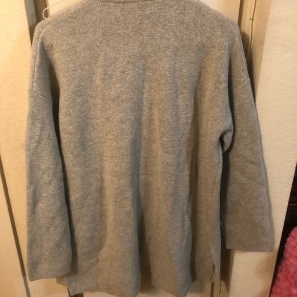 madewell gray Spencer Sweater-Coat sz s - Picture 4 of 8